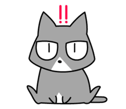 jitoneko cat sticker #2877902