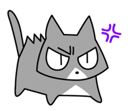 jitoneko cat sticker #2877903