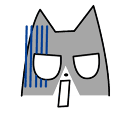 jitoneko cat sticker #2877911