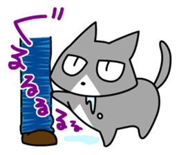 jitoneko cat sticker #2877916