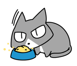 jitoneko cat sticker #2877917