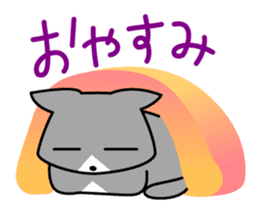 jitoneko cat sticker #2877926