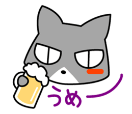 jitoneko cat sticker #2877927