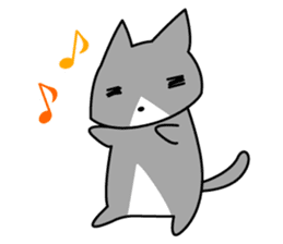 jitoneko cat sticker #2877930