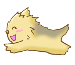 Sticker of the Yorkshire Terrier sticker #2878659