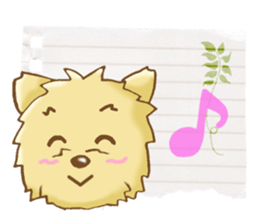 Sticker of the Yorkshire Terrier sticker #2878674