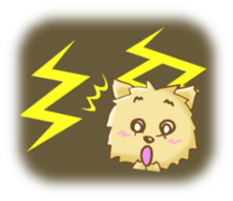 Sticker of the Yorkshire Terrier sticker #2878686