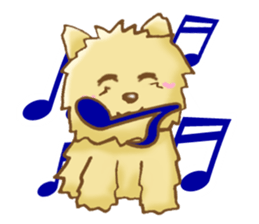 Sticker of the Yorkshire Terrier sticker #2878689