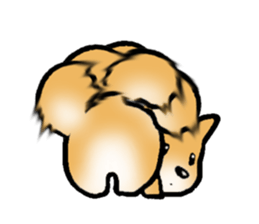 Dog's tail sticker #2878745