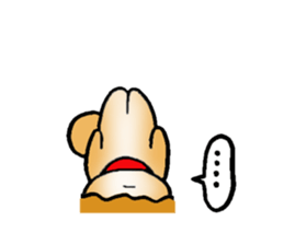 Dog's tail sticker #2878748