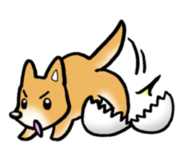 Dog's tail sticker #2878761