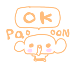 Paopurpu Elephant sticker #2879145