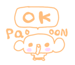 Paopurpu Elephant sticker #2879145