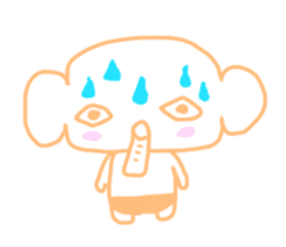 Paopurpu Elephant sticker #2879149