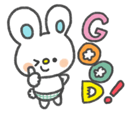 The twin bunnies sticker #2879836