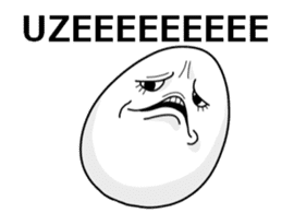 It's cheeky to habit of egg ! sticker #2880270