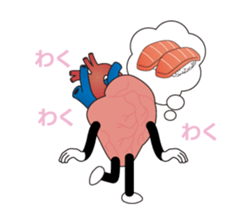 The heart man sticker #2880403