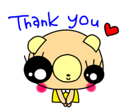 Big eyes animales(English) sticker #2880619