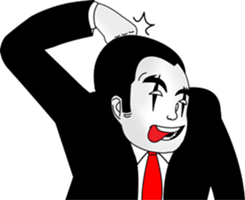 "Salary-man"Mansaku!! sticker #2880779