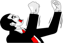 "Salary-man"Mansaku!! sticker #2880780