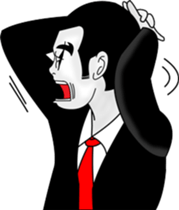 "Salary-man"Mansaku!! sticker #2880791