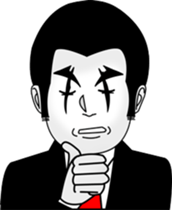 "Salary-man"Mansaku!! sticker #2880796