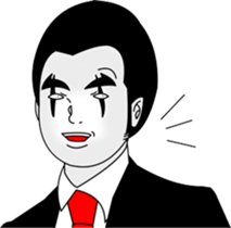 "Salary-man"Mansaku!! sticker #2880799