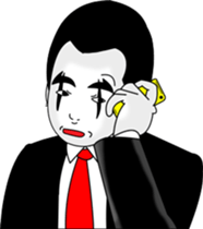 "Salary-man"Mansaku!! sticker #2880800