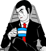 "Salary-man"Mansaku!! sticker #2880803