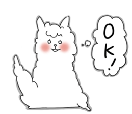 We love alpaca sticker #2880812