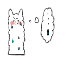 We love alpaca sticker #2880821