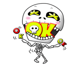 Surprising skeleton part2 sticker #2881221
