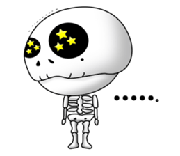 Surprising skeleton part2 sticker #2881231