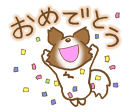 Sticker of the Papillon sticker #2881252