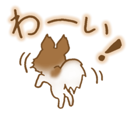 Sticker of the Papillon sticker #2881253