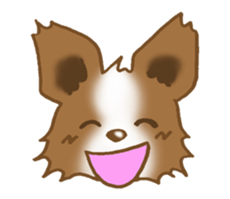 Sticker of the Papillon sticker #2881258