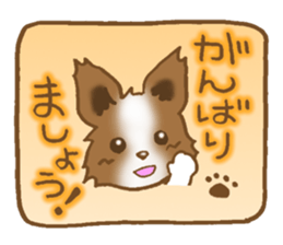 Sticker of the Papillon sticker #2881265