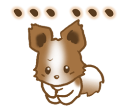 Sticker of the Papillon sticker #2881270