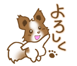 Sticker of the Papillon sticker #2881271