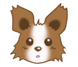 Sticker of the Papillon sticker #2881275