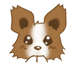 Sticker of the Papillon sticker #2881276