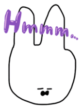 Pretty Rabbit Boy sticker #2881631