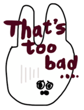 Pretty Rabbit Boy sticker #2881636