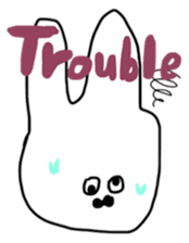 Pretty Rabbit Boy sticker #2881639