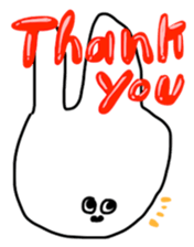 Pretty Rabbit Boy sticker #2881643