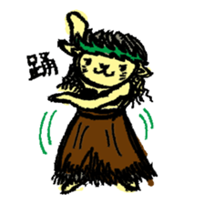 A cat like hand-drawn sticker #2881821