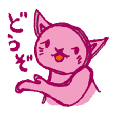 A cat like hand-drawn sticker #2881836