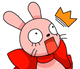 aloofness rabbit sticker #2881943