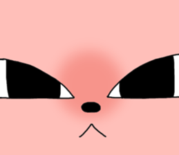 aloofness rabbit sticker #2881957