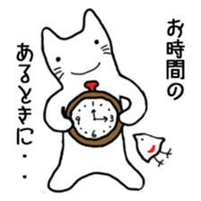 Cat of Japanese style and Chidori sticker #2882309